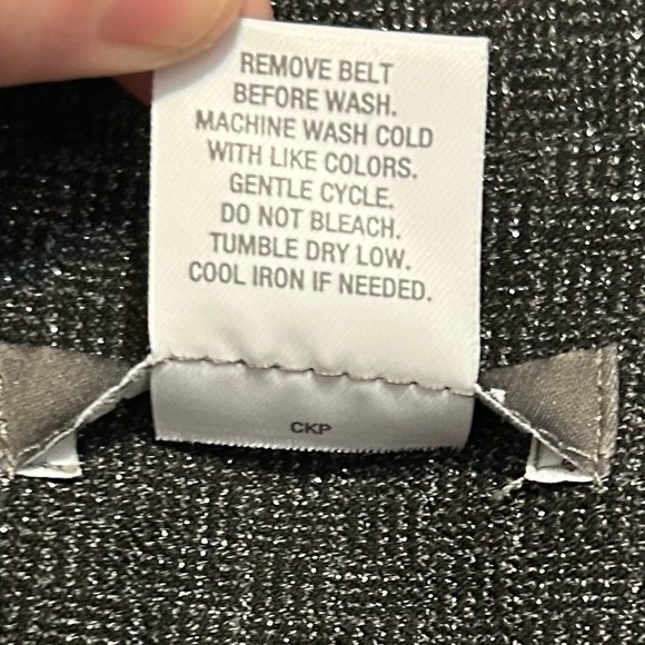 Roz & Ali Gray Sparkle Pencil Workwear Skirt Sz 8 - Picture 5 of 5